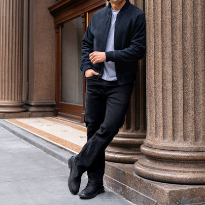 Bomber Jacket | Navy