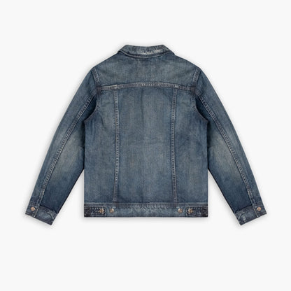 Denim Trucker Jacket | Faded Indigo