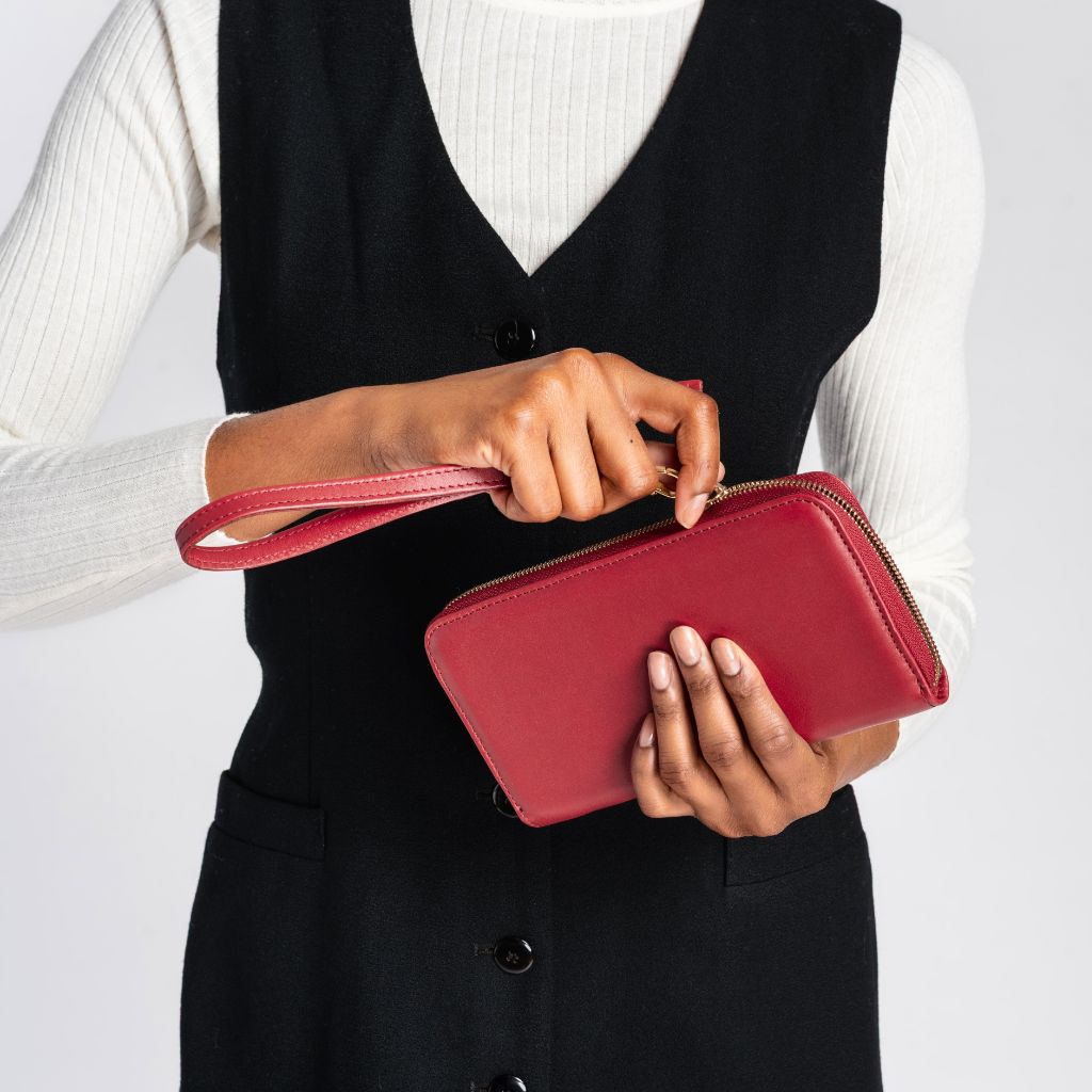 Wallet Wristlet | Red